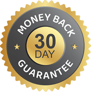 30 Days Money-Back Guarantee Seal